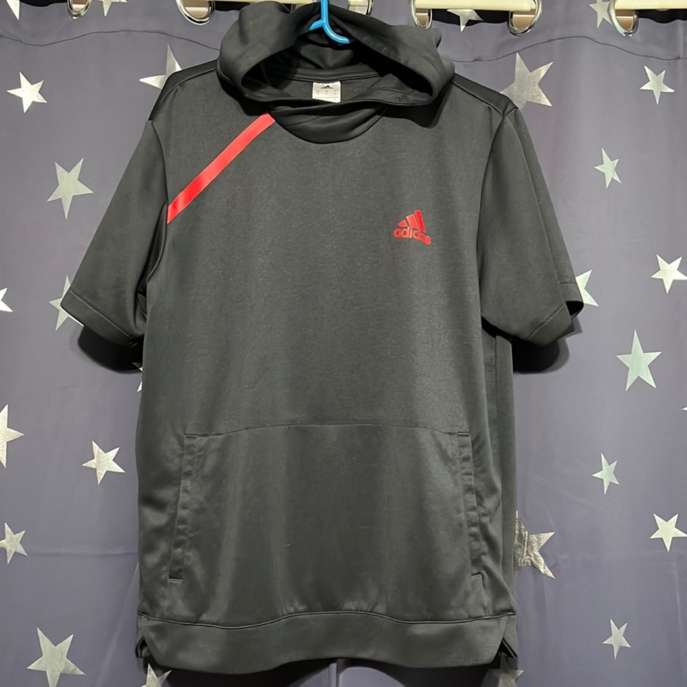 Hooded basketball shirt by Adidas